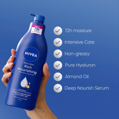 NIVEA BODY LOTION RICH NOURISHING 400 ML