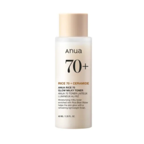 ANUA RICE 70+CERAMIDE GLOW MILKY TONER 40ML