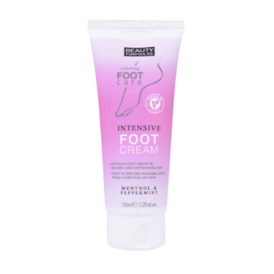 BEAUTY FORMULA FOOT CREAM MENTHOL & PEPPERMINT  100ML