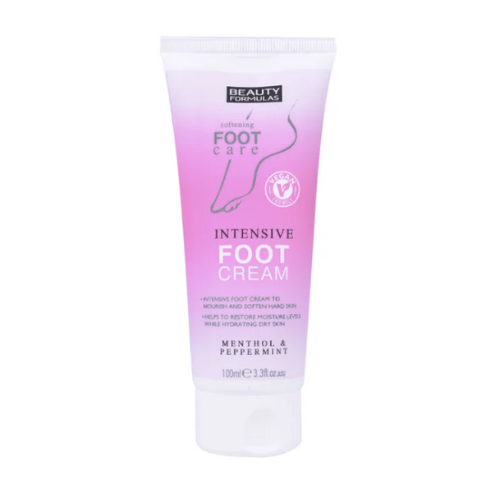 BEAUTY FORMULA FOOT CREAM MENTHOL & PEPPERMINT  100ML