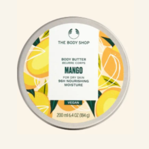 THE BODY SHOP BODY BUTTER MANGO FOR DRY SKIN ROSE 200 ML