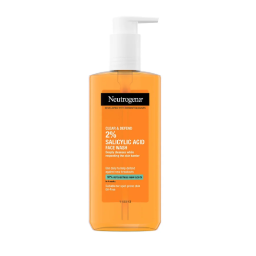 NEUTROGENA FACE WASH  2% SALICYLIC ACID 200ML
