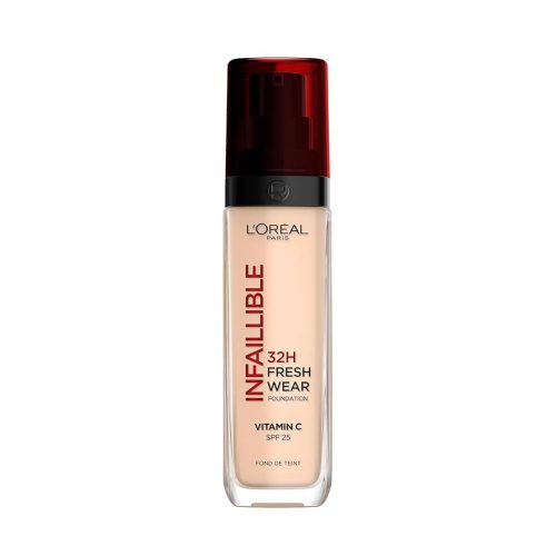 LOREAL PARIS FRESH WEAR INFALLIBLE FOUNDATION WITH VITAMIN C - SHADE 220 NEUTRAL NATURE - 32 HOUR WEAR