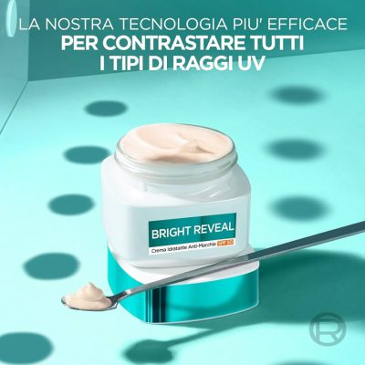 LOREAL PARIS BRIGHT REVEAL DARK SPOT HYDRATING CREAM SPF 50 NIACINAMIDE 50ML