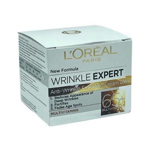 LOREAL PARIS WRINKLE EXPERT 65+ DAY CREAM MOISTURISER 50ML
