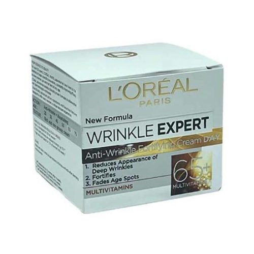 LOREAL PARIS WRINKLE EXPERT 65+ DAY CREAM MOISTURISER 50ML
