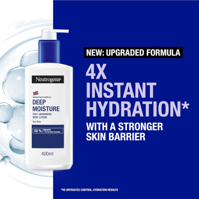 NEUTROGENA NORWEGIAN FORMULA DEEP MOISTURE FAST ABSORBING BODY LOTION 400ML