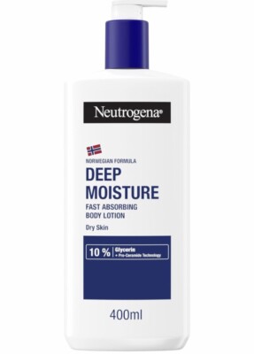 NEUTROGENA NORWEGIAN FORMULA DEEP MOISTURE FAST ABSORBING BODY LOTION 400ML