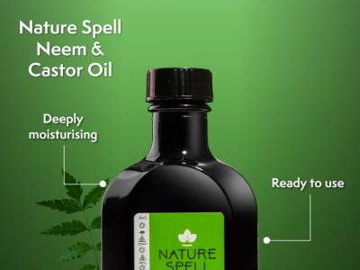 NATURE SPELL NEEM & CASTER OIL FOR HAIR & BODY 150ML