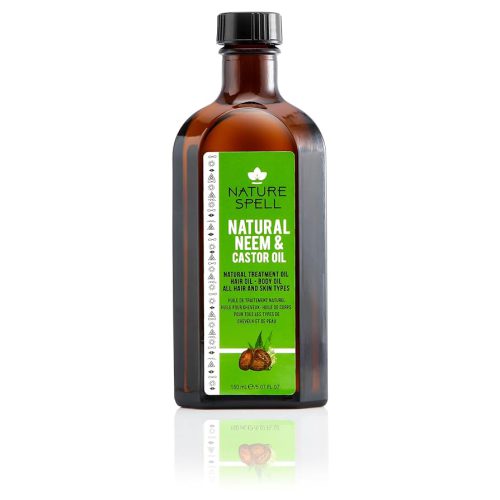NATURE SPELL NEEM & CASTER OIL FOR HAIR & BODY 150ML