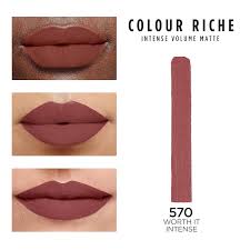 LORÉAL PARIS COLOR RICHE VOLUME MATTE LIPSTICK 570 WORTH IT INTENSE
