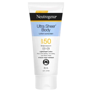 NEUTROGENA ULTRA SHEER FACE LOTION SUN CREAM SPF 50