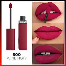 LOREAL LIPSTIC MATTE RESISTANCE LIQUID LIPSTICK 500 WINE NOT