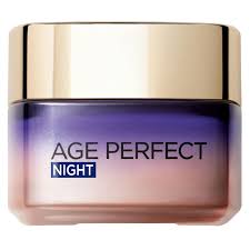 LOREAL PARIS AGE PERFECT ROSY RADIANCE RE-STIMULATING ANTI SAGGING NIGHT CREAM 60+50ML