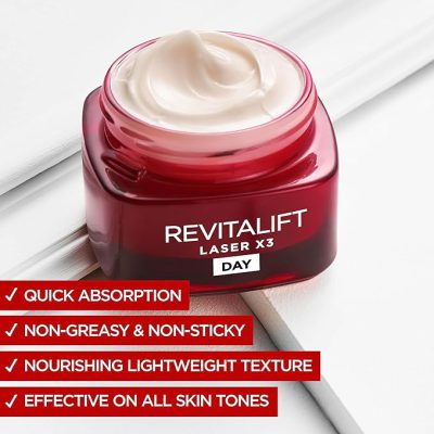 LOREAL REVITALIFT LASER TRIPLE ACTION CREAM DAY 40+
