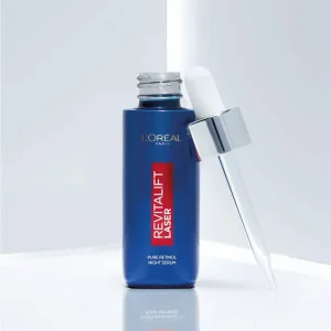 LOREAL PARIS REVITALIFT LASER PURE RETINOL NIGHT SERUM - ANTI-WRINKLE FACE SERUM 30ML