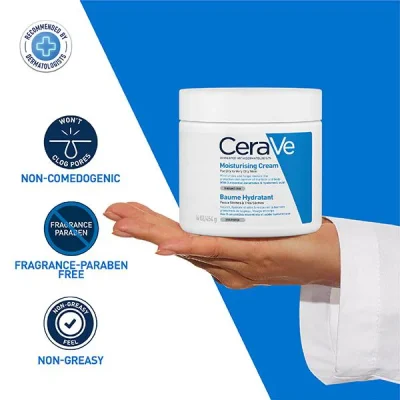 CERAVE MOISTURISING CREAM DRY TO VERY DRY SKIN 454G