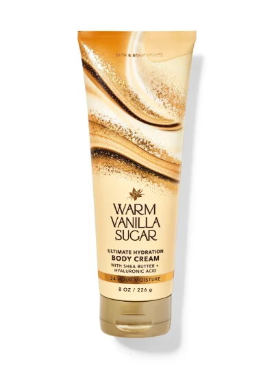 BATH AND BODY WORKS WARM VANILLA SUGAR BODY CREAM 226G