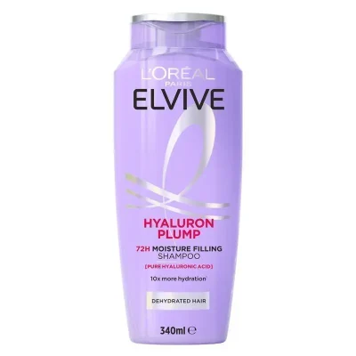 Loreal Paris Elvive Hyaluron Plump 72h Moisture Filling Shampoo 340 Ml