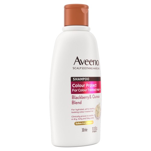 Aveeno Colour Protect For Colour Treated Hair+ Blackberry & Quinoa Blend Shampoo 300ml