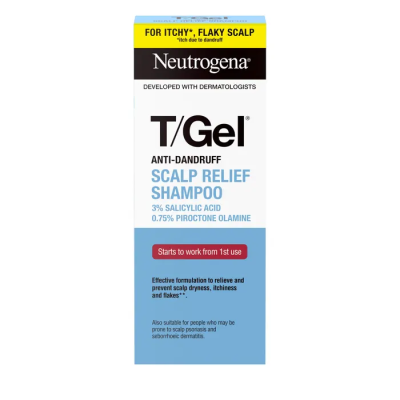 Neutrogena T/Gl Anti-Dandruff Scalp Relife Shampoo 3% Salicylic Acid 0.75% Piroctone Olamine 250ml
