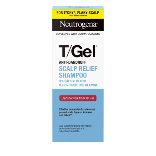 Neutrogena T/Gl Anti-Dandruff Scalp Relife Shampoo 3% Salicylic Acid 0.75% Piroctone Olamine 250ml