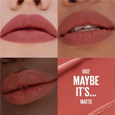 image (7) Maybelline Serum Lipstick Satin MAYBE ITS 002