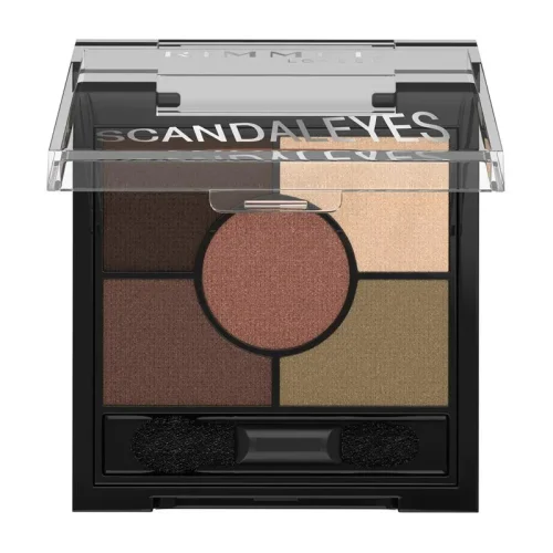 image (8) RIMMEL Eye Shadow Palette Scandel Eye 002 BRIXTON BROWN