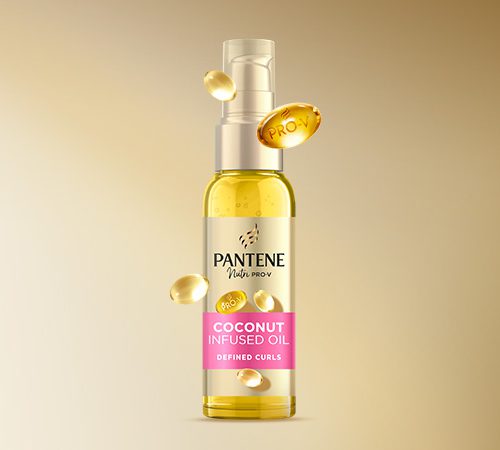 Pantene Nutro pro-v coconut infused oil define