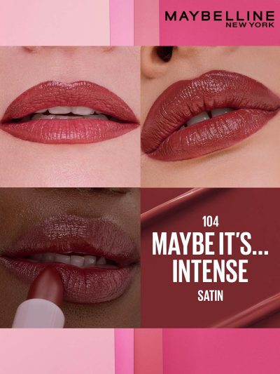 Maybelline Serum Lipstick Satin MAYBEITS...INTENSE 104