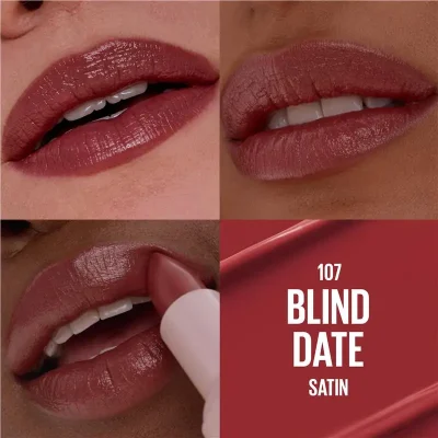 Maybelline Serum Lipstick Satin BLIND DATE 107