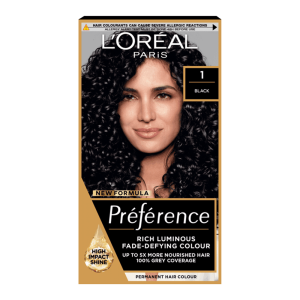 Loreal Preferance Permanent Hair Black 1