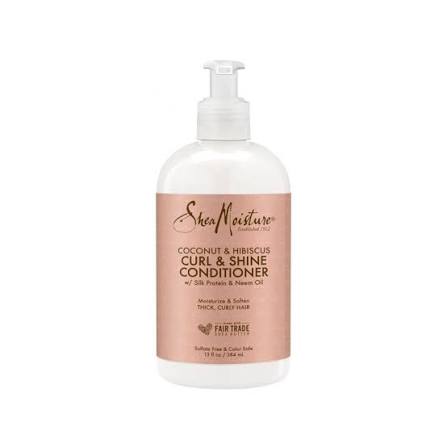 Shea Moisture Coconut & Hibiscus Curl & Shine Conditioner 384ml